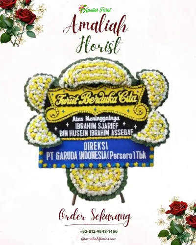 Papan Bunga Duka di Sastrodirjan