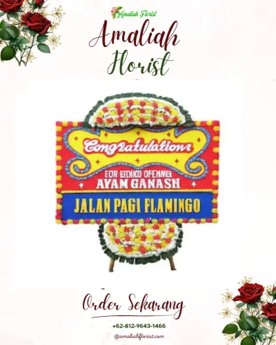 Bunga Papan Congratulation di Sastrodirjan